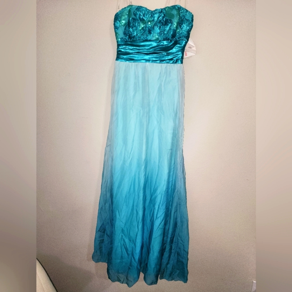 Turquoise Ombre Dress